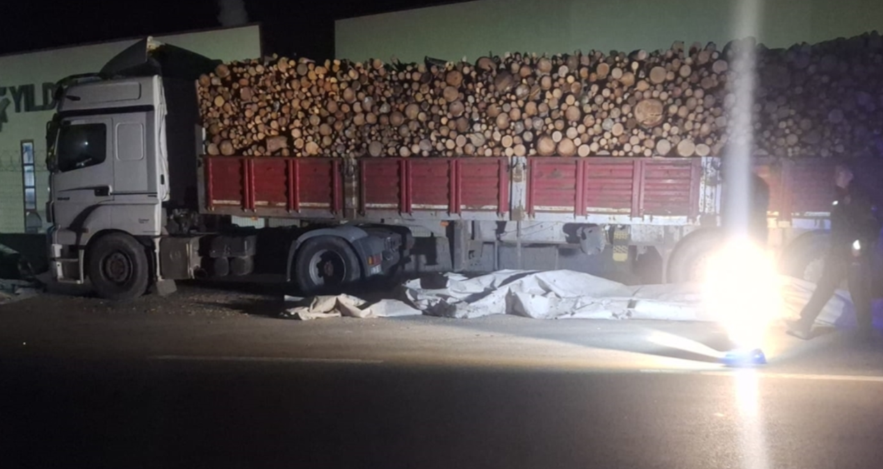 brandayi toplayan tir surucusune otomobil carpti by6KDaPD