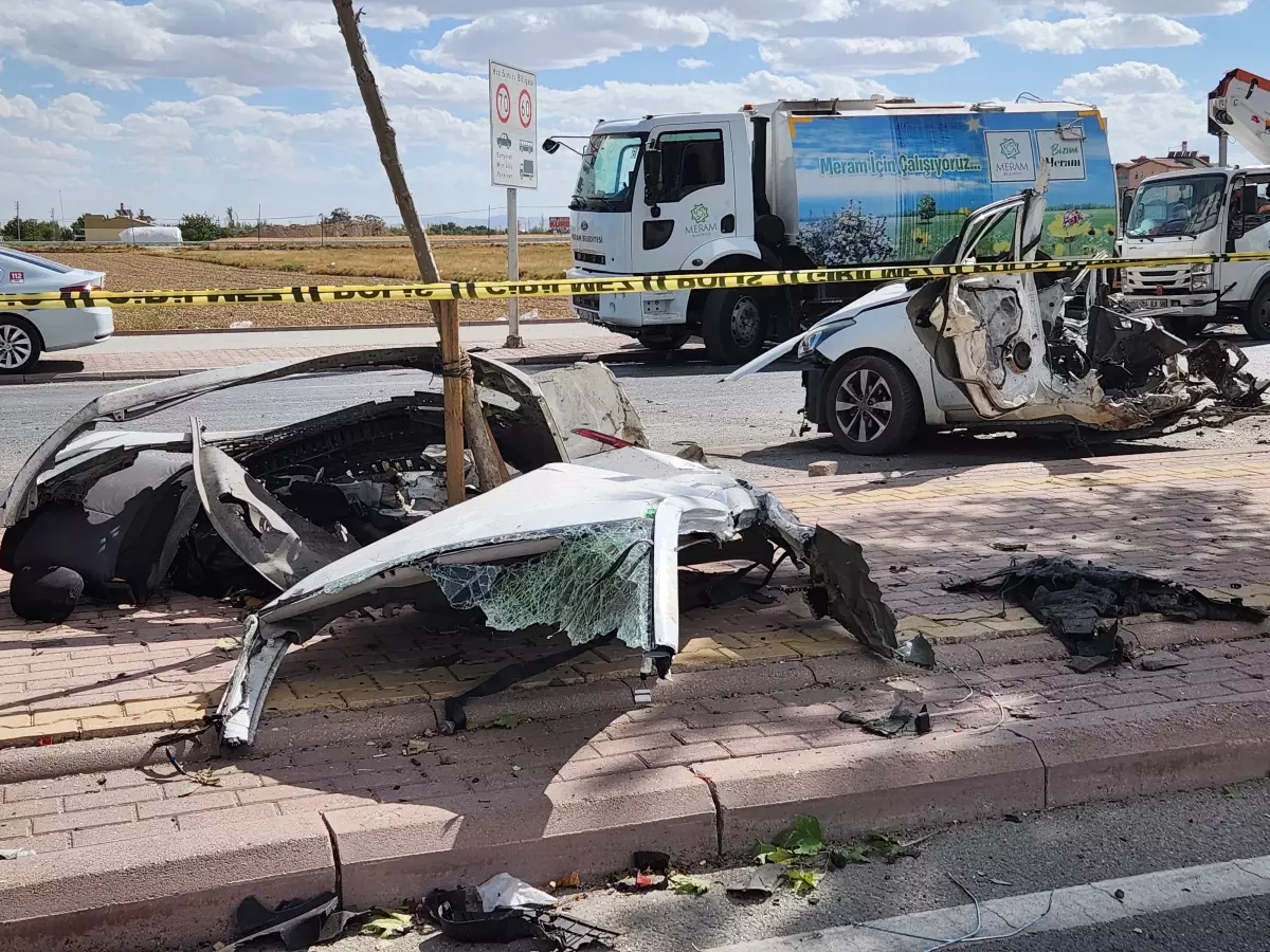 konyada kaza 1 olu 1 yarali QcI2LqpS